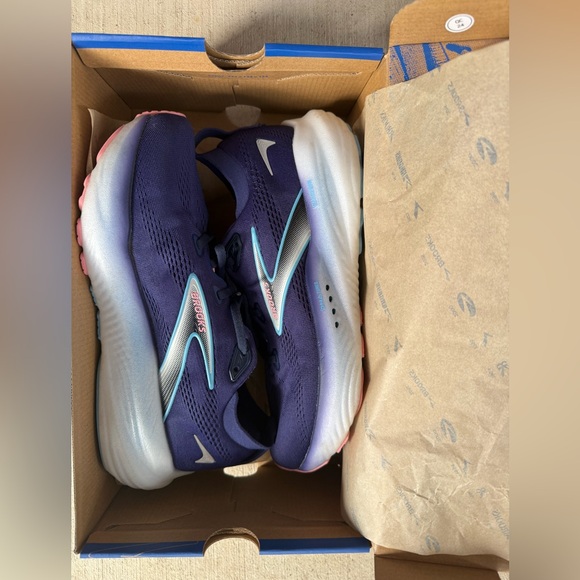 Brooks Blue Ribbon Peacoat Glycerin 22 Sneakers 9 Wide - Picture 10 of 11